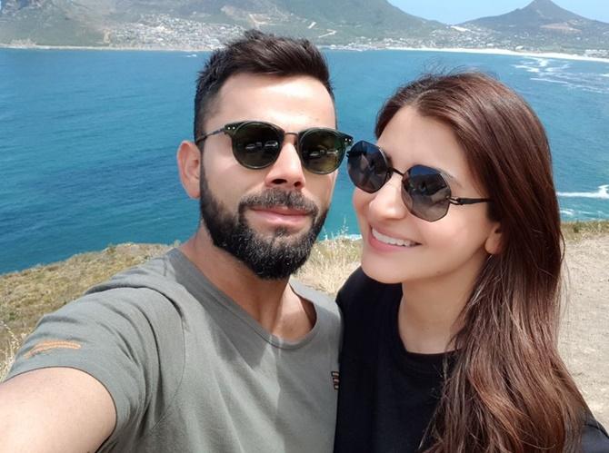 Virat Kohli and Anushka Sharma