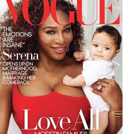 Serena on Vogue