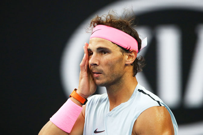 Rafael Nadal will play his second round match against Leonardo Mayer on Wednesday