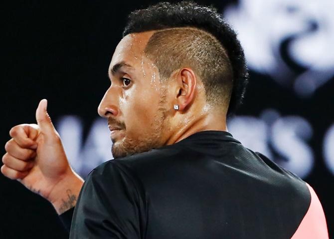 Kyrgios bows out defeated but wins over Australia - Rediff Sports