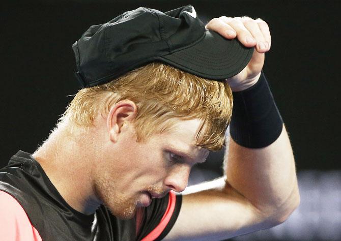 Kyle Edmund was run ragged in the semi-final