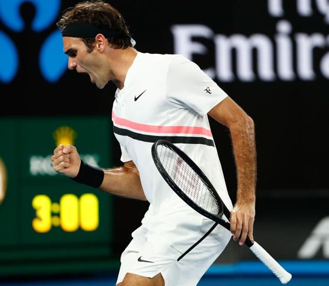 Roger Federer could face last year's finalist Marin Cilic in the quarters