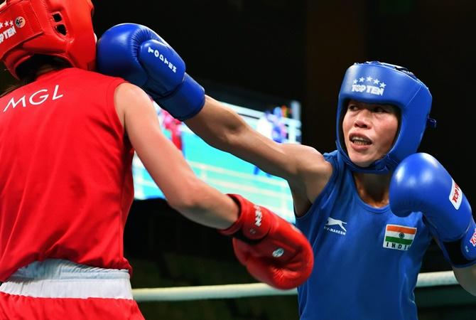 World C'ships: Mary Kom punches way into quarters