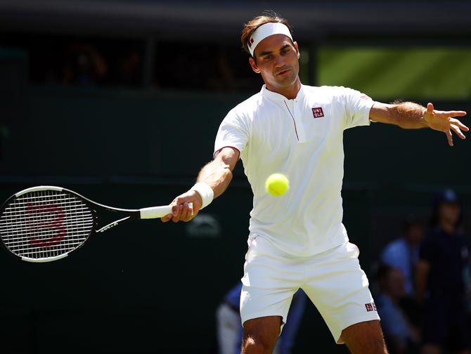 ziek Willen toelage New-look Federer straight back in the old routine - Rediff Sports