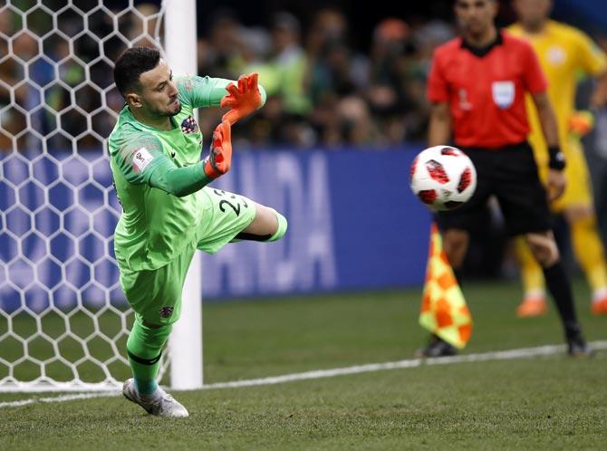 Croatia’s goalkeeper Danijel Subasic 