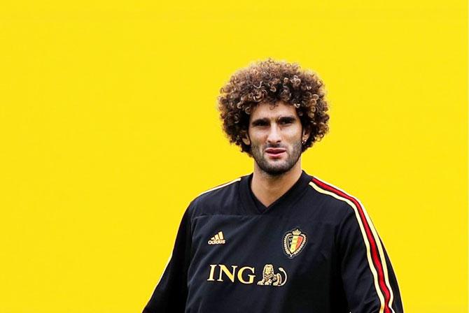 Belgium's Marouane Fellaini