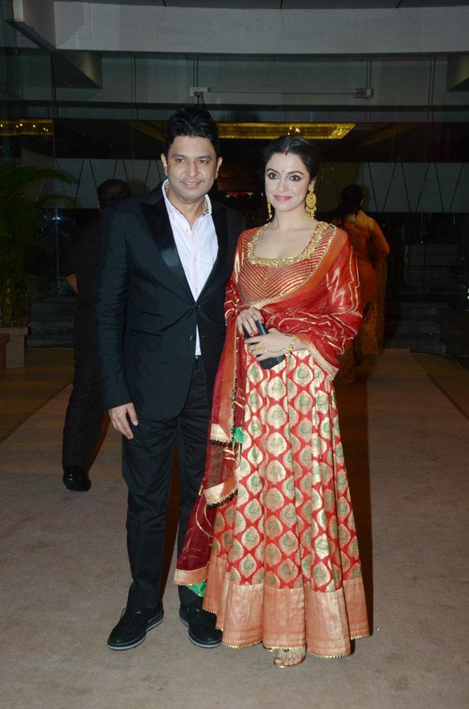 Bhushan Kumar and his wife Divya Khosla