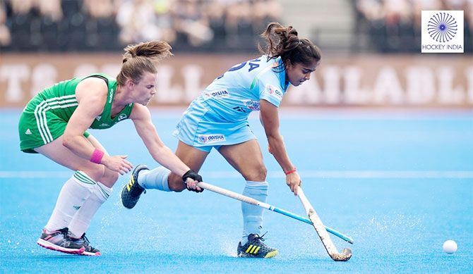 India's Neha Goyal was impressive against Ireland 
