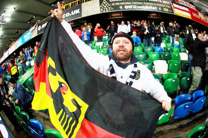 A German fan