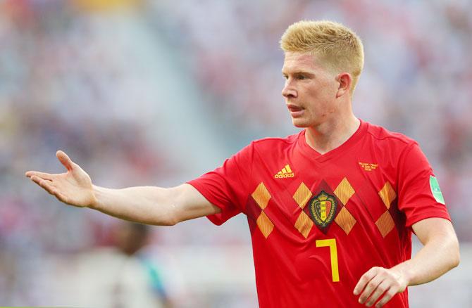 Belgium's Kevin De Bruyne