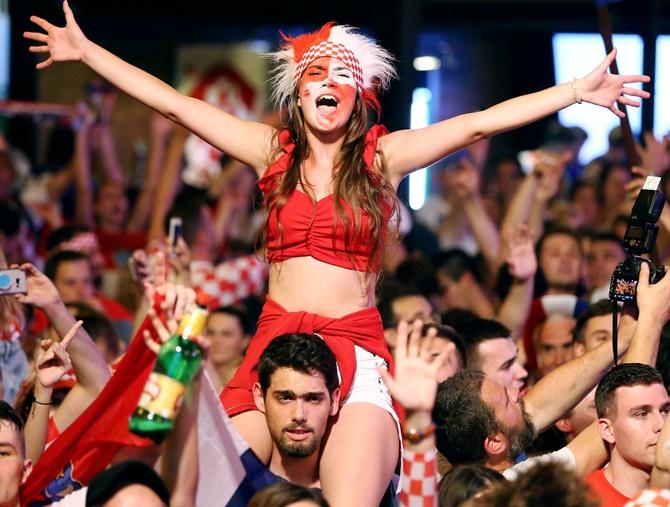 Croatia fans