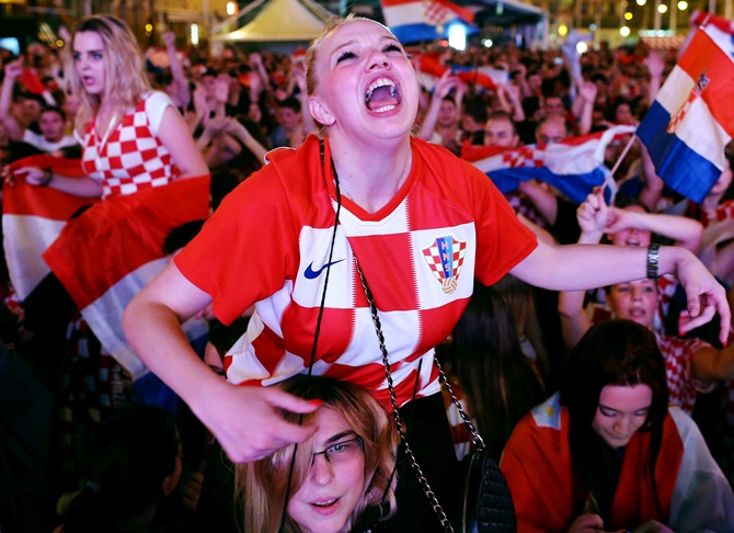 Croatia fans