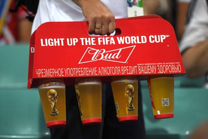 Beer maker Budweiser is a major FIFA World Cup sponsor