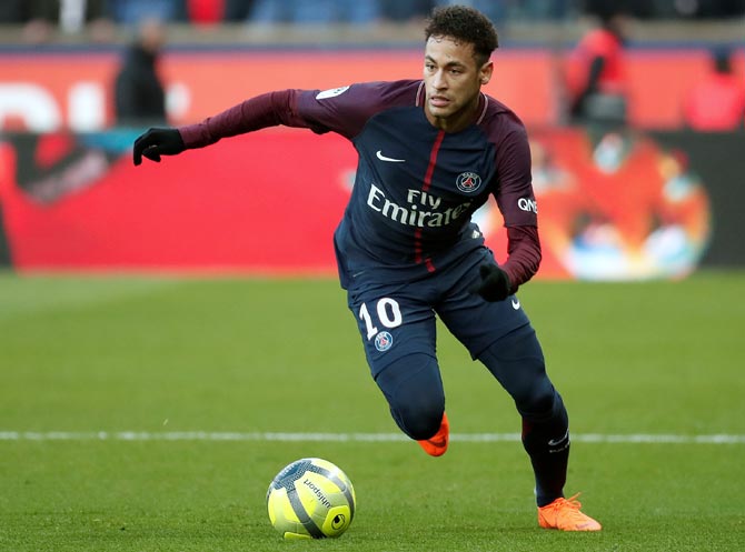 Neymar joined PSG from Barcelona for a world record 222 million euros ($249 million) in 2017