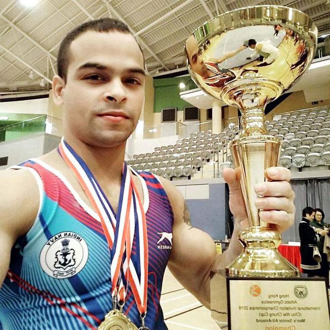 Artistic Gymnast Rakesh Patra