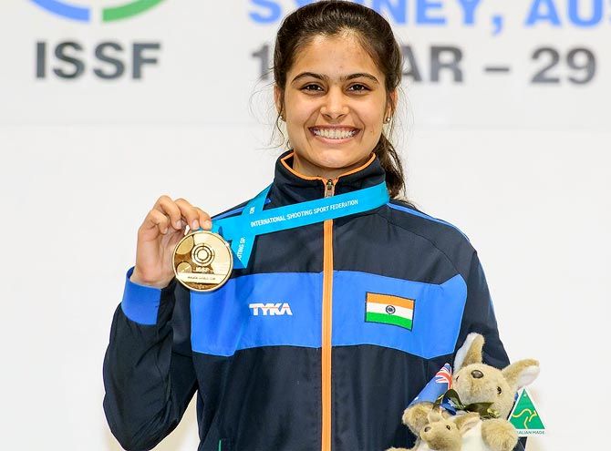 Manu Bhaker had won the gold medal in the women's 10m air pistol event at the ISSF Junior World Cup in Sydney in March this year