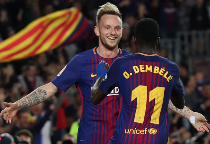 Soccer Extras: Barca's Rakitic unmoved by transfer rumours