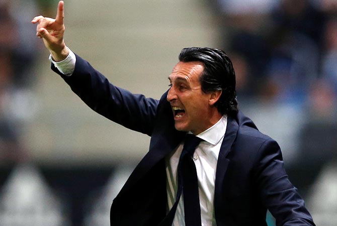 Arsenal manager Unai Emery