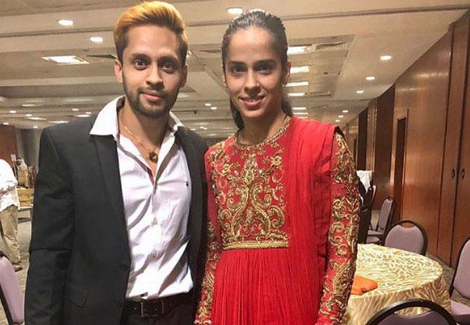 P Kashyap and Saina Nehwal