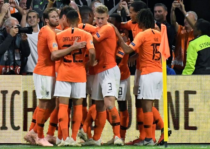 The Dutch, who did not qualify for Euro 2016 or the 2018 World Cup, sealed progress to the finals of next year's tournament with a game to spare after Saturday's 0-0 draw against Northern Ireland