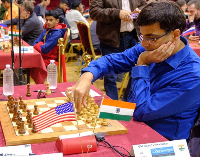 rediff.com: Vishy's moment of glory