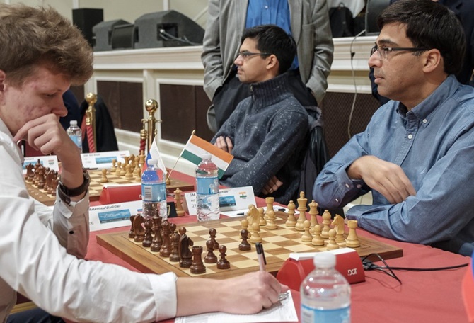 Vaishali, Praggnanandhaa make chess history - Rediff.com