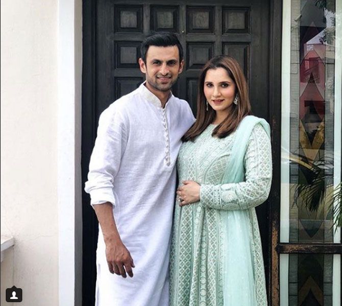 Sania Mirza and husband Shoaib Malik