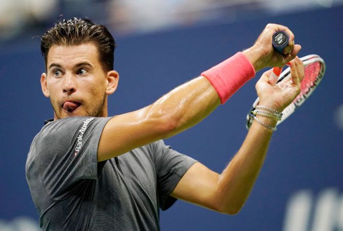 Dominic Thiem was a picture of perfection as he 'bagelled' in the first set