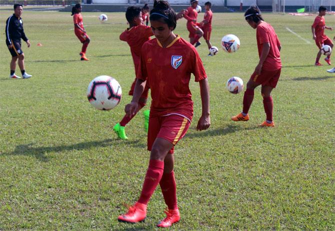 India's women's football team