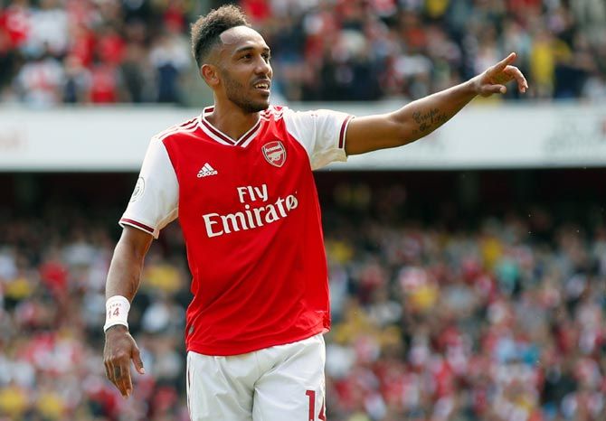 Aubameyang went on to score 92 goals in 163 games and despite being Arsenal's highest earner, with wages reported to be 350,000 pounds per week, he has not played for the north London club since December after manager Mikel Arteta stripped him of the captaincy due to a disciplinary breach.