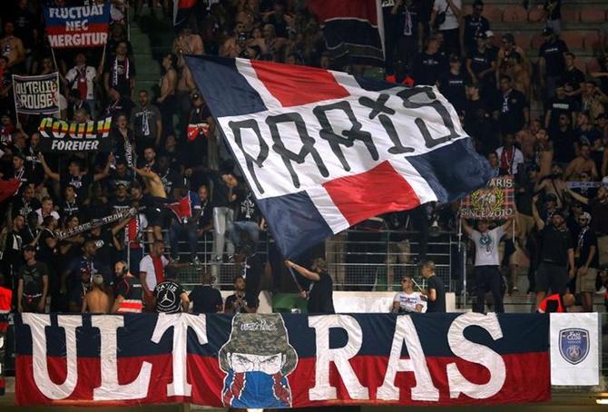 Play was briefly halted by the referee midway through the first half of the Ligue 1 match between Metz and Paris St Germain last month due to a banner held up by the home supporters which was deemed to be homophobic