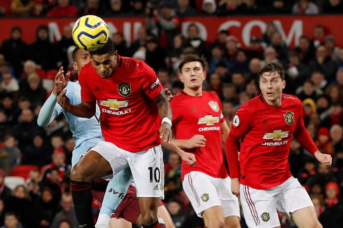 EPL PIX: Man United held; Leicester win against Everton - Rediff Sports