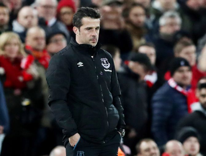 Marco Silva was reported to have survived one round of emergency talks among the Everton hierarchy after the home loss to Norwich City last month but his dismissal was no surprise following defeats by Leicester City and Liverpool