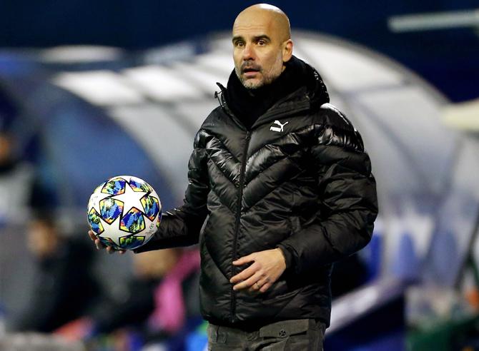 Pep Guardiola said all he can go is pray that no players get injured because of the tight schedule.