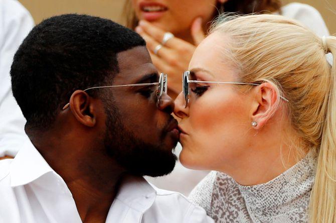 Lindsey Vonn and PK Subban