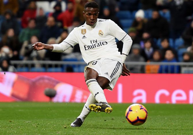 Vinicius Junior has been Madrid's driving force over the past few weeks but the 18-year-old has scored only three goals this season.