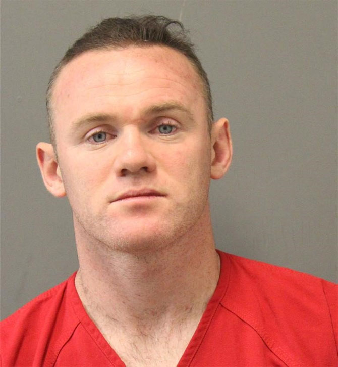 The mugshot of Wayne Rooney