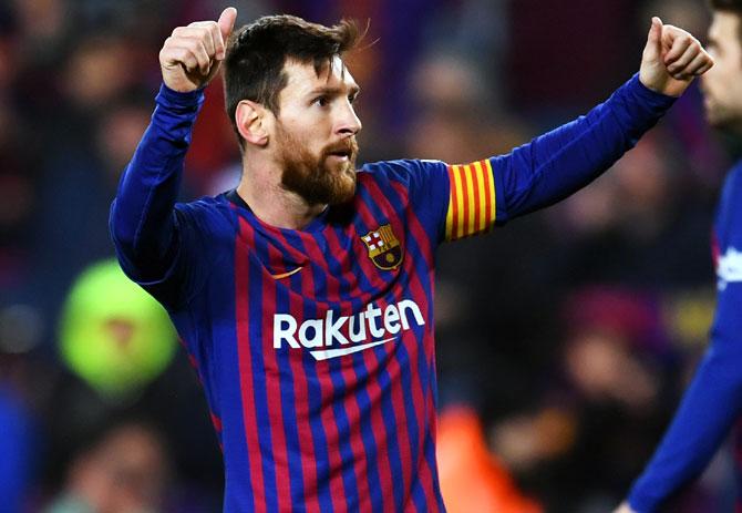 Lionel Messi's contract with Barca runs till 2021