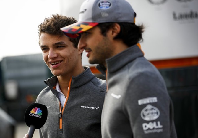 Lando Norris on Daniel Ricciardo relationship: 'People think we don't get  on but it's untrue', F1