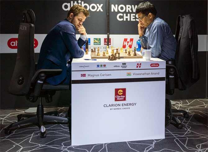 Altibox Norway Chess  Viswanathan Anand loses to Magnus Carlsen