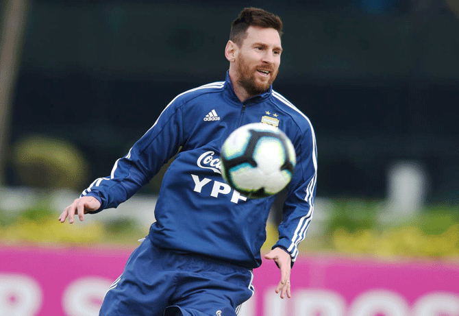 Argetina's Lionel Messi is one of the big faces to be seen at the Copa America starting on Friday