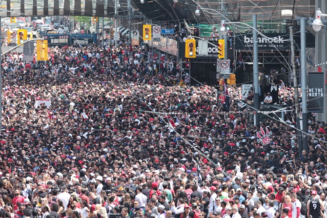 Toronto Raptors fans