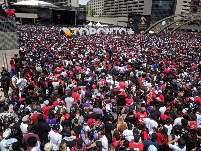 Toronto Raptors fans