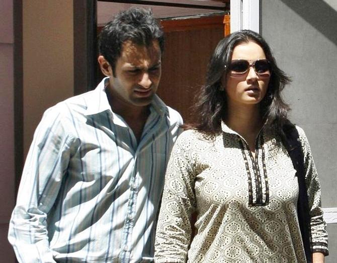 Sania Mirza and Shoaib Malik