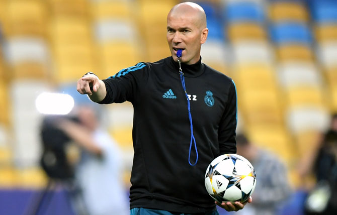 Zinedine Zidane has been without a club since he departed Real Madrid at the end of the 2020-21 season.