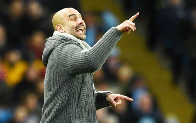 Commenting on Wednesday's Champions League match between Bayern Munich and Liverpool, Manchester City coach Pep Guardiola said at the post-match press conference: 'I'm sorry for the English people but I want Bayern to go through'