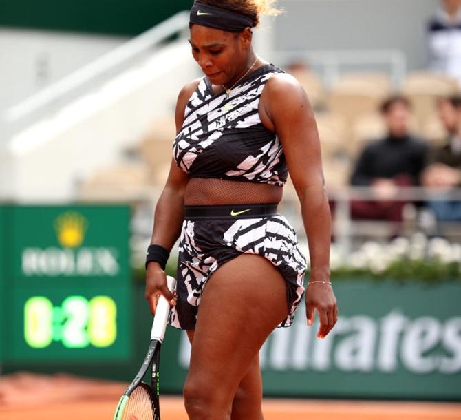 Serena's outfit at on sale the french open