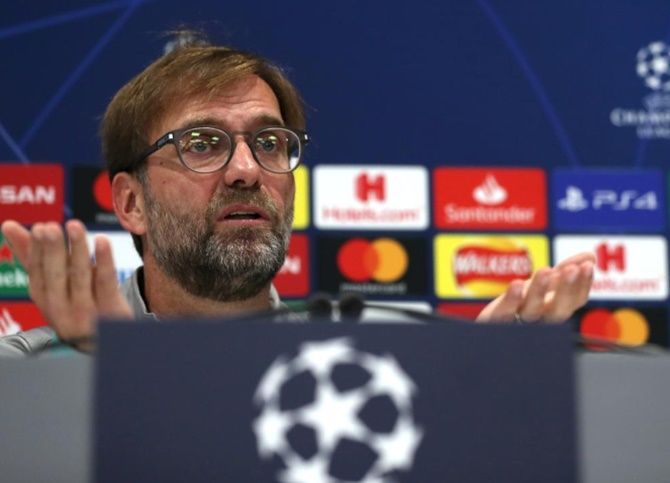 Liverpool manager Juergen Klopp said 'I don't think it was a good day for football yesterday, to be honest'
