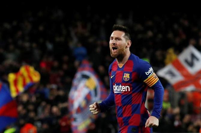 A study by French newspaper L'Equipe earlier this year said Messi earns 8.2 million euros per month from Barca, way more than Juventus forward Cristiano Ronaldo and Paris St Germain striker Neymar, who earn 4.5 million and 3 million respectively.