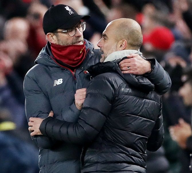 Manchester City manager Pep Guardiola said he has a lot of respect for Liverpool counterpart Juergen Klopp and added he would even invite the German manager to have a glass of wine with him.